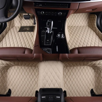 Прочный изготовленный на заказ кожаный красочный автомобильный коврик для Cadillac XTS 2013 2014 2015-2019, Аксессуары для автомобильных ковров, Детали интерьера Syling