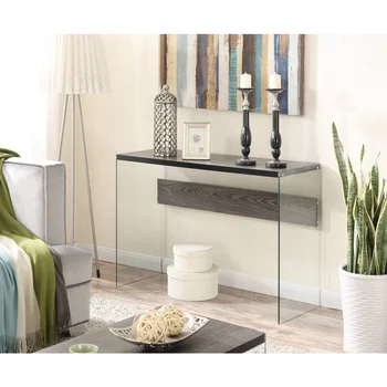 Консольный столик Soho, выветрившийся серый для прихожей, мебель для гостиной 
