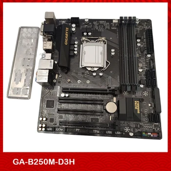 Оригинальная материнская плата Для GA-B250M-D3H B250 LGA1151 4 * DDR4 64GB Micro ATX Полностью протестирована Хорошего качества
