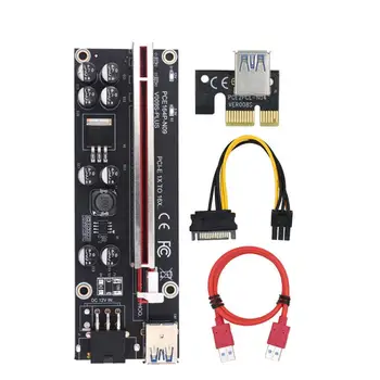 Ver009S Plus PCI-E Riser Card 60 см USB 3,0 Кабель PCIE От 1X До 16X Удлинитель Видеокарты PCIe Адаптер Для Майнинга GPU Miner