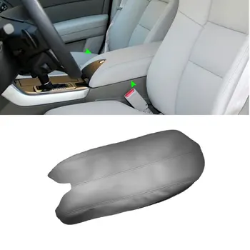 Серый Цвет Для Acura RDX 2007 2008 2009 2010 2011 2012 Кожа из микрофибры, центральная консоль, подлокотник, крышка коробки, защитная отделка