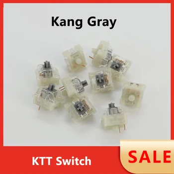 Переключатель KTT Kang Grey Переключатели 38g Легкие Сенсорные Механические Клавиатуры 3Pin DIY Пользовательские Тактильные SMD Совместимые для GK61 TM680 Anne 2