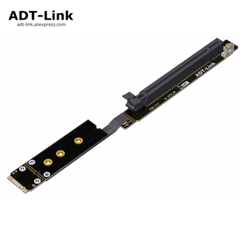 2018 Новый M.2 NVMe Для PCIe 16x Riser X11050ti 1060ti 1080ti RX580 Удлинитель Видеокарты PCI-e x16 M2 Для NVIDIA AMD Btc Miner
