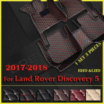 Автомобильные коврики для Land Rover Discovery 5 (ПЯТИМЕСТНЫЕ) 2017 2018 Пользовательские автоматические Накладки для ног автомобильный ковровый чехол
