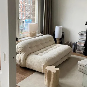 Белый постмодернистский диван для взрослых середины века Винтажный классический Элегантный Большой длинный Креативный диван для гостиной на заказ