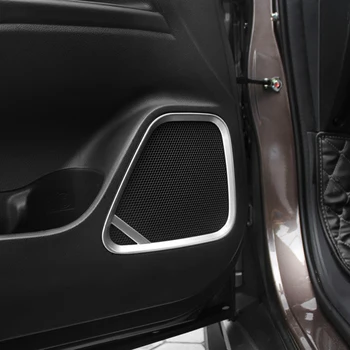 Для Mitsubishi Outlander 2016-2018 ABS Матовый Модифицированный Декоративный Аудио Динамик Круглая Крышка Отделка Автомобильные Аксессуары для укладки 4 шт.