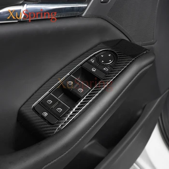Панель Переключателя Стеклоподъемника Автомобиля Для Mazda3 Mazda 3 Axela 2019 2020 2021 Регулировка давления LHD RHD BP Наклейки На крышку Отделка Рамки Оформление Гарнира