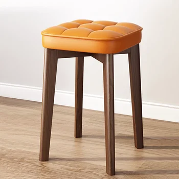 стул для гостиной в скандинавском стиле, деревянные кожаные стулья для столовой в спальне, уличные современные туалетные шезлонги, минималистичная мебель