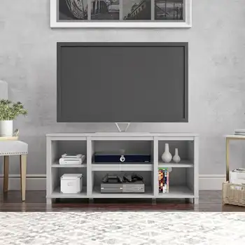 Современная подставка для телевизора в помещении для телевизоров до 50 дюймов, голубовато-серая, мебель для гостиной