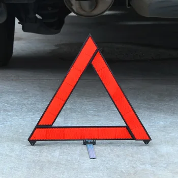 Предупреждение об аварийной поломке автомобиля треугольник красный светоотражающий опасность для безопасности автомобильный штатив сложенный стоп-сигнал отражатель Cinta Reflectante