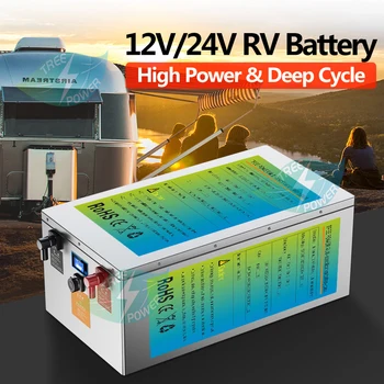 Lifepo4 литиевая батарея 12,8 V 12V 800AH BMS с приложением Bluetooth для каравана RV инвертор Солнечная резервная электростанция лодка + зарядное устройство 20A