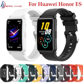 Силиконовый 20 мм Ремешок Для часов Ремешок Для Huawei Honor Watch ES Оригинальный Браслет Smartwatch Браслет Для Amazfit GTS 2/GTR 42 мм Ремешок