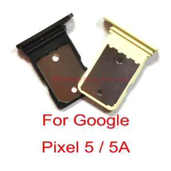 Оригинальный Слот для держателя Лотка sim-карты Для Google Pixel 5 5A Слот для чтения карт Sim-лотка Запасные Части Для HTC Google Pixel 5A 5