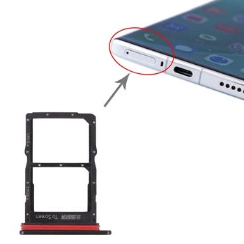 Лоток для SIM-карт + Лоток для SIM-карт для Huawei nova 8 5G/P Smart S/enjoy 20 Pro