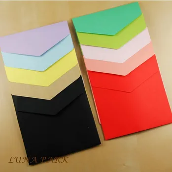 Винтажный многоцветный 11 цветов размер 16x16 см обычный пригласительный бумажный декоративный свадебный конверт papel /100 шт./компл./Оптовая продажа
