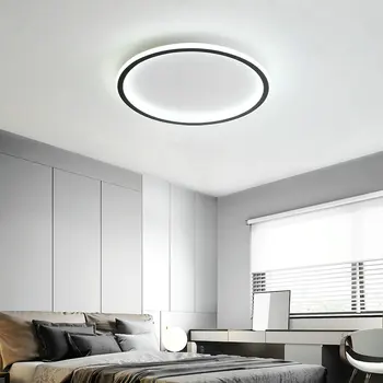 подвесная потолочная керосиновая лампа, светодиодные современные люстры, 3 кольца, светодиодные потолочные лампадари