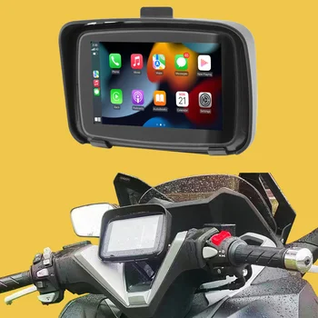 5-Дюймовый мотоцикл GPS Мото Навигация Портативный Моторный навигатор GPS Навигация мотоцикл Carplay Android Авто Стерео Водонепроницаемый