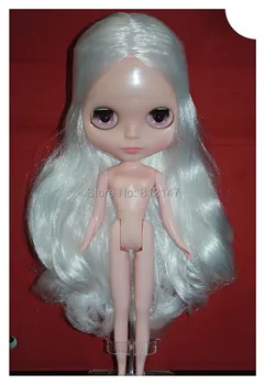 Куклы ню Блит с белыми волосами, подходящие для девочки 144025