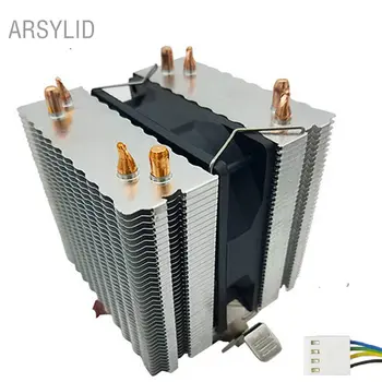 ARSYLID 4PIN 4 тепловые трубки процессорный кулер 9 см вентилятор охлаждения для Intel LGA775 1151 1366 2011 Охлаждение для AMD AM3 AM4 вентилятор радиатора