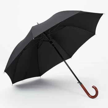 Новинки Ветрозащитный зонт Черный Фарфор Современный мужской зонт Минималистичный усиленный Paraguas Hombre Товары для дома