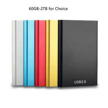Индивидуальный внешний жесткий диск 320 Г 500 Г USB3.0 1 ТБ 2 ТБ 750 Г HDD Портативный внешний жесткий диск высокой четкости с пользовательским логотипом
