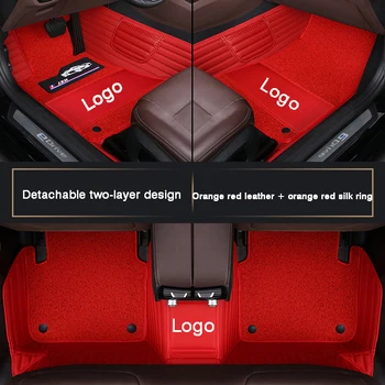 Высококачественный настраиваемый автомобильный коврик полного объема HLFNTF для пыле- и водонепроницаемого салона PEUGEOT 3008 2013-2019