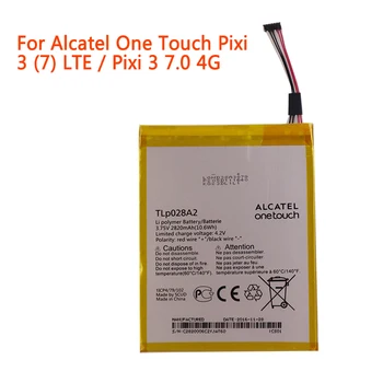 Высококачественный Сменный аккумулятор TLp028A2 для Alcatel One Touch Pixi 3 (7) LTE/Pixi 3 7,0 4G 2820mAh Smart Mobile Phone Battery