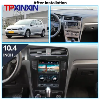 128 ГБ Android 9,0 Tesla Стиль для Volkswagen Golf 7 2013-2016 Carplay GPS Автомобильная Навигация Мультимедийный Видеоплеер Стерео Радио