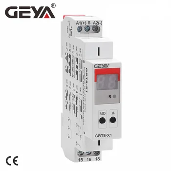 Многофункциональное реле таймера с цифровым дисплеем GEYA GRT8-X с 20 функциями AC230V или AC/DC12V-240V с задержкой 0,1 С-99 дней