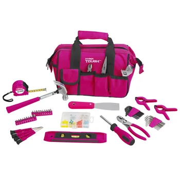 Розовый набор бытовых инструментов из 89 предметов, инструменты для наращивания 