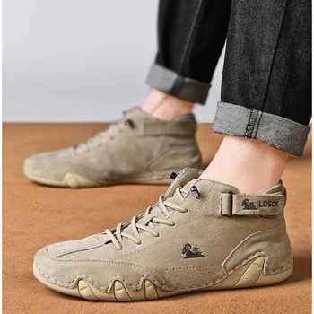 Мужские Кроссовки, Обувь для мужчин 2023, Повседневная Вулканизированная обувь, Уличная Легкая Обувь на шнуровке из искусственной кожи, Модные Римские новые теннисные Сапатильи