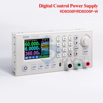 RD6006P RD6006P-W 5-позиционный Регулируемый Переключатель постоянного тока с ЧПУ + Программируемый линейный источник Питания, Регулятор напряжения, Измеритель источника