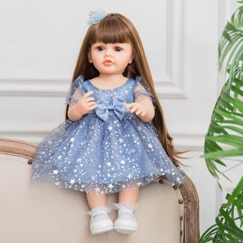 KEIUMI 55 см Русалочка, принцесса Бетти, силиконовая кукла-реборн, игрушки, подарки на День рождения для детей