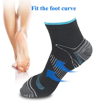Функциональные Компрессионные Носки EiD Foot Pad Для Лечения Подошвенного Фасцита Пяточных Шпор, Боли В Своде Стопы, Носки-Формирователи, Предотвращающие Варикозное расширение Вен, Носки