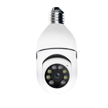 ESCAM Wi-Fi видео Лампа E27 Камера видеонаблюдения 4MP IP-камера видеонаблюдения для умного дома, Защита безопасности, Поддержка Google Alexa