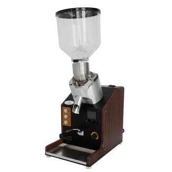 XEOLEO Электрическая кофемолка с плоскими заусенцами, Кофемолка 74 мм с плоским колесом, измельчители заусенцев, 200 Вт/1.5 Л, фрезерный станок для кофейных зерен