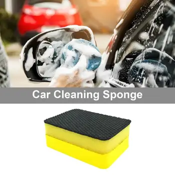 Губка для чистки автомобиля, губка для чистки салона, Большая губка для чистки автомобильных шин, удобное хранение, мощные аксессуары для чистки