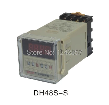 220 В переменного тока цифровая задержка повтора цикла реле таймера 1 s-990 h светодиодный дисплей 8-контактной панели DH48S-S SPDT