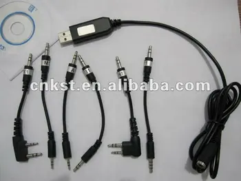 Универсальный USB-кабель для программирования Moto/Kenw00d/Icom/Vertex/Wouxun/Puxing/Quansheng/Baofeng Двухстороннее радио