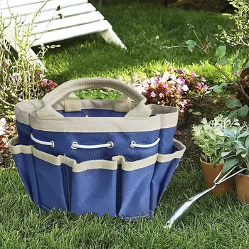 Садовая сумка для хранения большой емкости, садовая сумка-тоут, универсальная сумка для организации семейного хранения, сумка из ткани Оксфорд