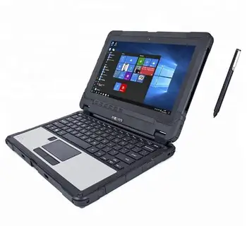 Самый дешевый Заводской 11,6-дюймовый Штрих-код с окном 10, Отпечаток пальца, Прочный ноутбук с частотой 2,4 ГГц, прочный ноутбук 4G + 128 Г, прочный Notbook