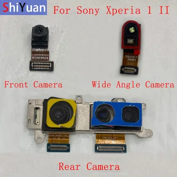 Гибкий кабель для задней основной фронтальной камеры для Sony Xperia 1 II, задняя Большая Маленькая широкоугольная камера, Гибкая замена
