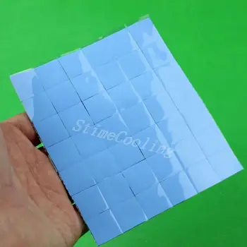 35 шт./компл. Термопластичная прокладка из силиконовых проводящих составов 15x15x1 мм для радиатора ноутбука