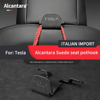 Продается 2 шт. Для Tesla Модель 3 Модель Y Крючок для заднего сиденья Внутренние Колышки Для хранения Pothook Черный