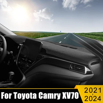 Для Toyota Camry 70 XV70 Hybrid 2021 2022 2023 2024 Крышка приборной панели Автомобиля, Избегающая Света, Солнцезащитный Козырек, Анти-УФ Ковры, Нескользящие Коврики