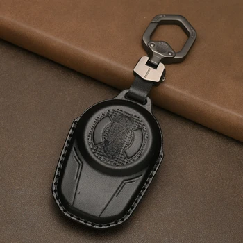 Подходит для HiPhi X кожаный чехол для дистанционного ключа автомобиля