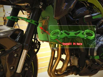 RTS Для Kawasaki Z900 Z 900 2017-2019 2020 Мотоцикл Передняя Вилка Подвески Амортизатор Балансировочный Кронштейн Скоба Стабилизатора Зажим