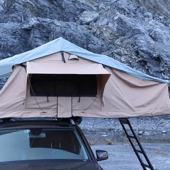 Автоматическая палатка SL14 с мягкой оболочкой на крыше, 4-местный внедорожник 4x4, Автомобильная Палатка на крыше с тентом
