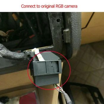 Преобразователь сигнала RGB в (RCA) AV CVBS декодер Коробка Адаптер для заводской камеры заднего вида Tiguan Golf 6 Passat