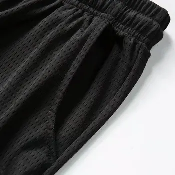 Эластичные шелковые шорты мужские дышащие свободные большого размера Верхняя одежда спортивные штаны шорты шелковые охлаждающие для бега